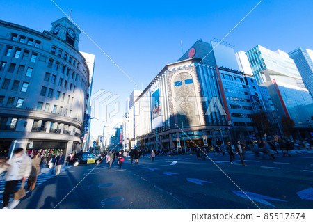 Ginza at dusk Ginza at dusk 85517874