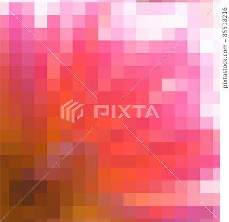 The background is a mosaic of pink flowers. Vector illustration The background is a mosaic of pink flowers. Vector illustration 85518216