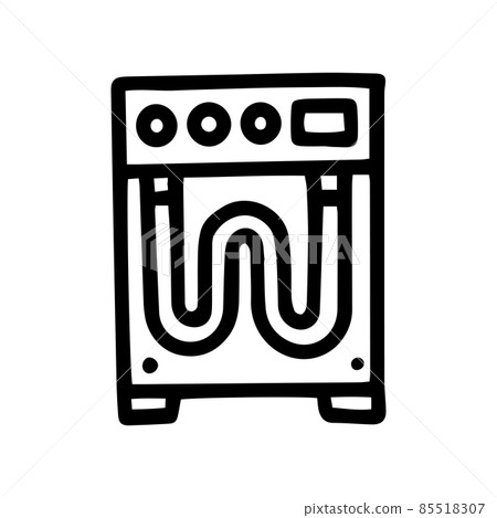 electric heating element line vector doodle simple icon electric heating element line vector doodle simple icon 85518307
