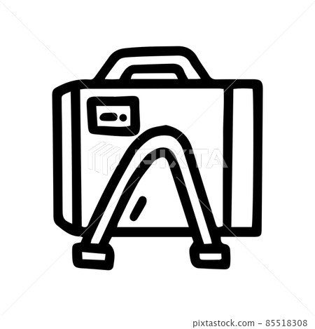 outdoors heat cannon line vector doodle simple icon outdoors heat cannon line vector doodle simple icon 85518308