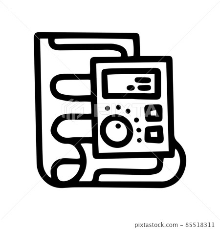 heated floor kit line vector doodle simple icon heated floor kit line vector doodle simple icon 85518311