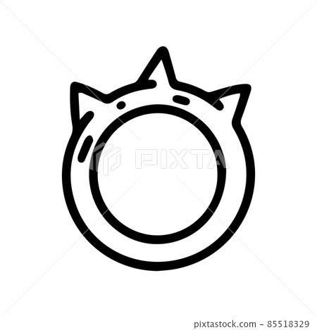 self defence ring line vector doodle simple icon self defence ring line vector doodle simple icon 85518329