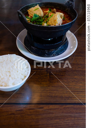 Steamed spicy hot stinky tofu Steamed spicy hot stinky tofu 85518968