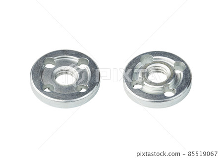 angle grinder locking nut isolated on white background with Clipping Path angle grinder locking nut isolated on white background with Clipping Path 85519067