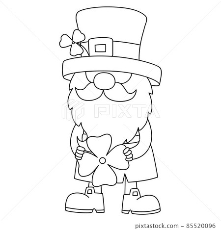St. Patricks Day Gnome Coloring Page for Kids St. Patricks Day Gnome Coloring Page for Kids 85520096