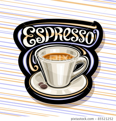 Vector logo for Espresso Coffee 85521252
