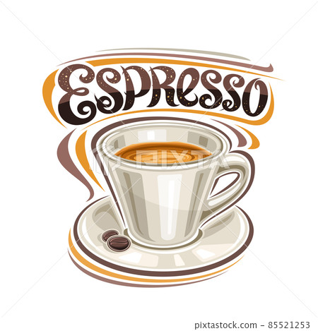 Vector poster for Espresso Coffee Vector poster for Espresso Coffee 85521253