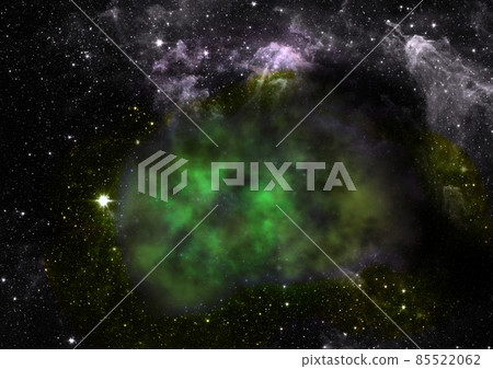 Star field in space and a nebulae Star field in space and a nebulae 85522062