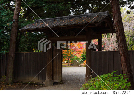 東京秋葉、六義園、內庭大門 東京秋葉、六義園、內庭大門 85522295