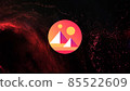 Decentraland Cryptocurrency. MANA coin growth chart on the exchange, chart 85522609