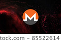 Monero XMR Cryptocurrency. XMR coin growth chart on the exchange, chart 85522614