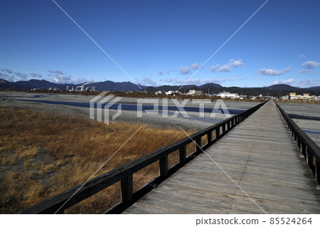 從堀井橋看大井川的水流 從堀井橋看大井川的水流 85524264