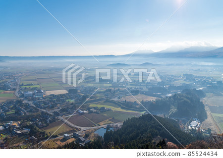 阿蘇，從阿蘇山的山頂看阿蘇山的方向。 85524434