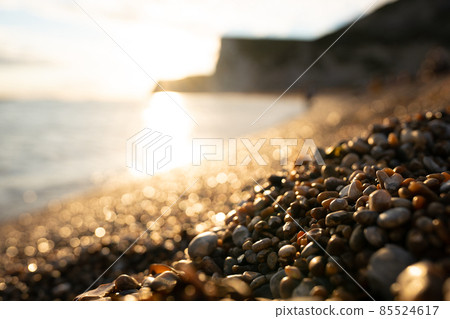Dorset, England World Heritage Site Dusk at Daddle Door Beach Dorset, England World Heritage Site Dusk at Daddle Door Beach 85524617