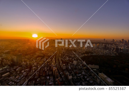Tokyo Sunset Shibuya December 2021 Tokyo Sunset Shibuya December 2021 85525387