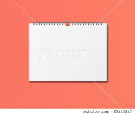 Blank design calendar template. 85525887
