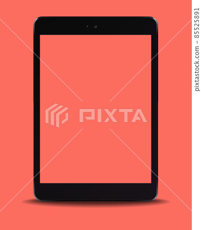 Tablet computer with blank screen. 85525891
