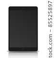 Tablet pc computer with black screen. 85525897