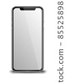 Smart phone isolated on white. 85525898