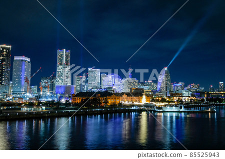 神奈川縣橫濱市港未來夜景 神奈川縣橫濱市港未來夜景 85525943