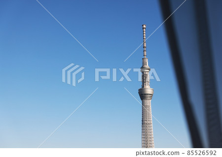 Tokyo Sky Tree seen from the window Tokyo Sky Tree seen from the window 85526592