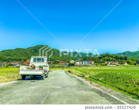 Farm roads and trucks 85527420