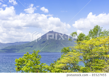 支笏湖、惠庭山、千歲市 85527455