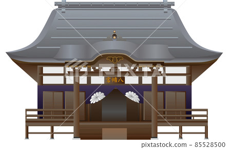 白川八幡神社正殿 85528500