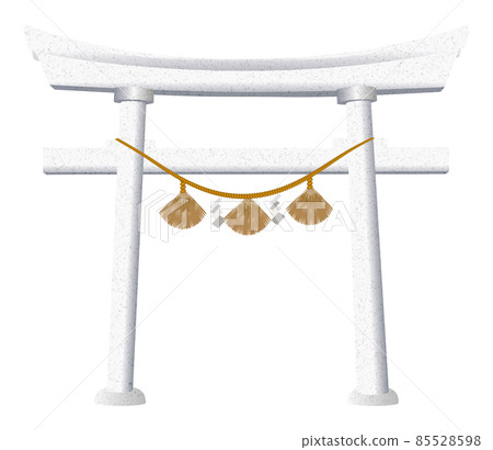 白川八幡神社鳥居 85528598