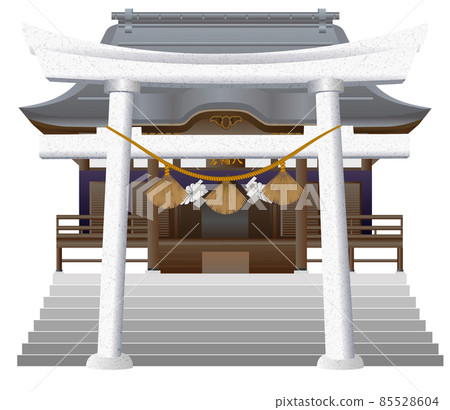 白川八幡神社本殿鳥居 白川八幡神社本殿鳥居 85528604