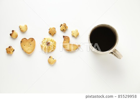 Homemade cookies and coffee 85529958