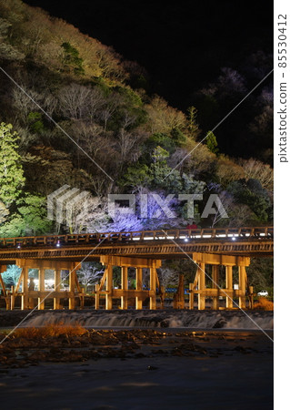 Mysterious Arashiyama Togetsu Bridge Mysterious Arashiyama Togetsu Bridge 85530412