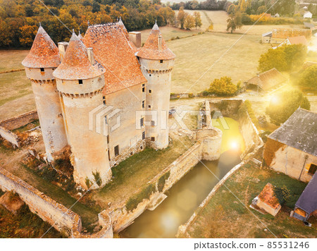 Medieval Chateau de Sarzay, France 85531246