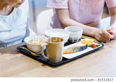 老年女性膳食補助 拍攝合作:中央工業大學附屬日語學校 老年女性膳食補助 拍攝合作:中央工業大學附屬日語學校 85531927