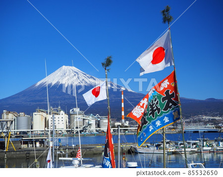 Shizuoka Prefecture Tairyō-bata and Fuji January Shizuoka Prefecture Tairyō-bata and Fuji January 85532650