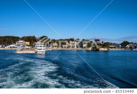 Three views of Japan, the cityscape of Matsushima coast and the Japanese heritage, Godaido of Zuiwaji Three views of Japan, the cityscape of Matsushima coast and the Japanese heritage, Godaido of Zuiwaji 85533449