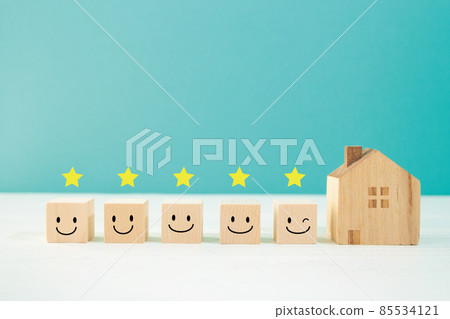 Home performance evaluation, customer satisfaction of real estate sales service 85534121