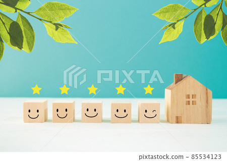 Eco-house performance (energy-saving house, earth-friendly house) 85534123