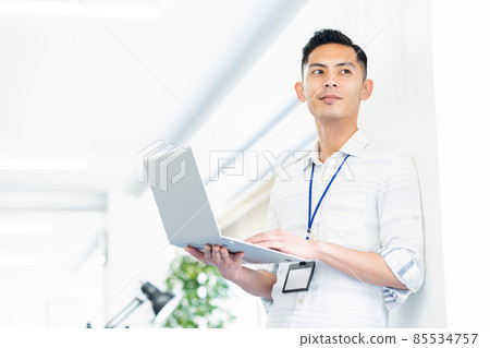 商業商人男性辦公室工程師 85534757