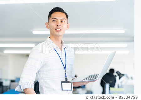 商業商人男性辦公室工程師 85534759