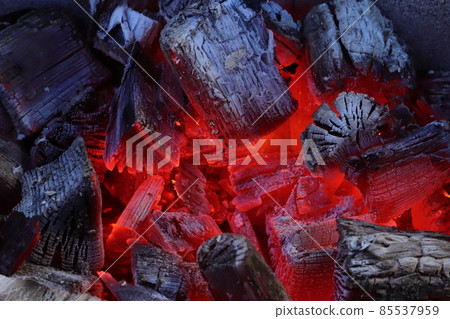 Charcoal fire 85537959