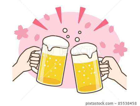 Beer cherry blossom viewing 85538458