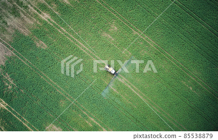 Fertilizing farming field theme Fertilizing farming field theme 85538879