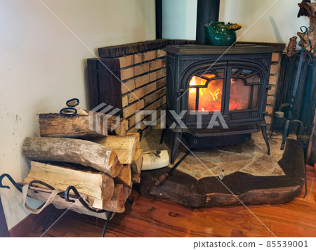 Fireplace wood stove flame 85539001