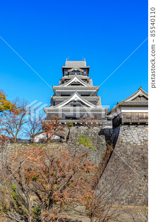 熊本縣熊本市秋季復原的熊本城 85540110