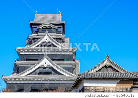 熊本縣熊本市秋季復原的熊本城 熊本縣熊本市秋季復原的熊本城 85540112