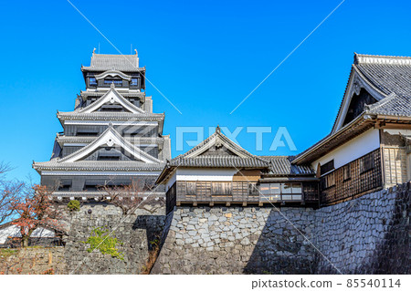 熊本縣熊本市秋季復原的熊本城 熊本縣熊本市秋季復原的熊本城 85540114