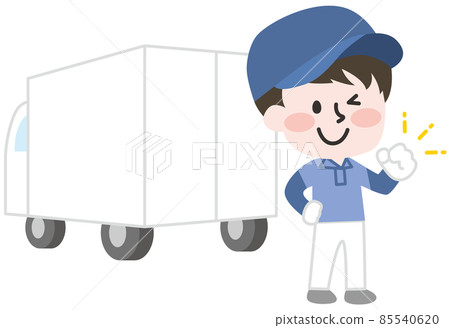 搬運工人和卡車 85540620