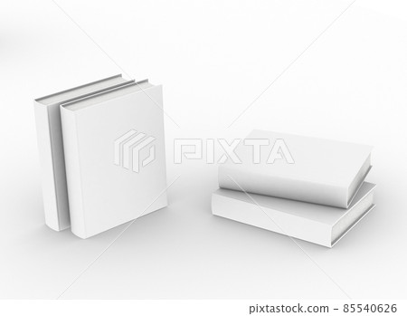 template empty hardcover book mockup set. 85540626