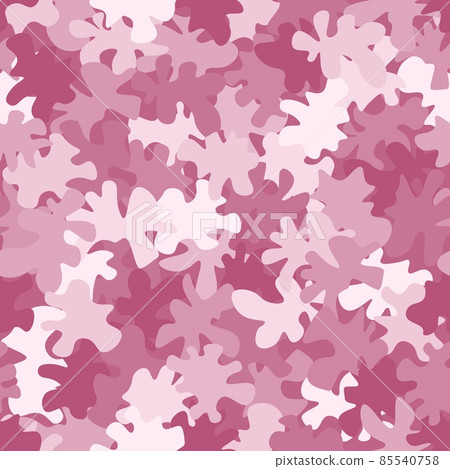 Camouflage pattern background. Classic clothing style masking camo repeat print Camouflage pattern background. Classic clothing style masking camo repeat print 85540758